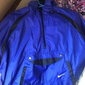 Vintage blue Nike windbreaker